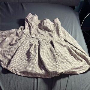 Elegant Checkered Skirt